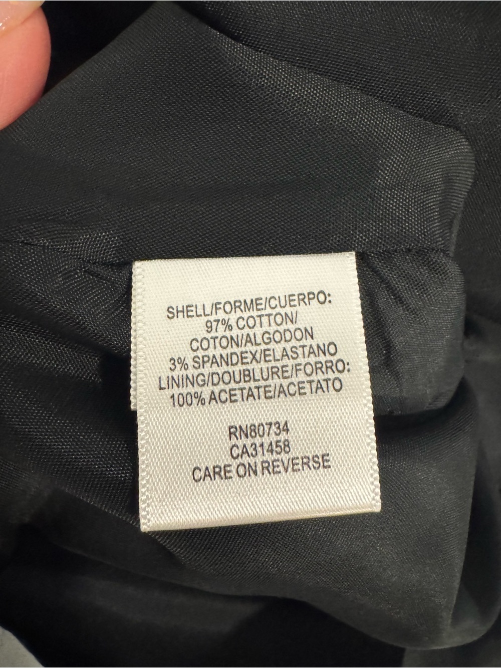 BCBGMaxAzria Black Cotton Pleated Lined A-Line Skirt 4 - Picture 10 of 12